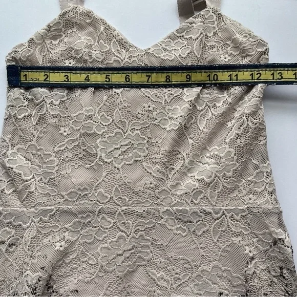 Free People Flocked Lace Dress Fit and Flare Sleeveless Small - Picture 12 of 15